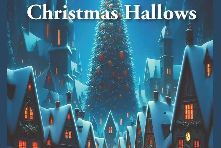 un libro "cuentos de navidad